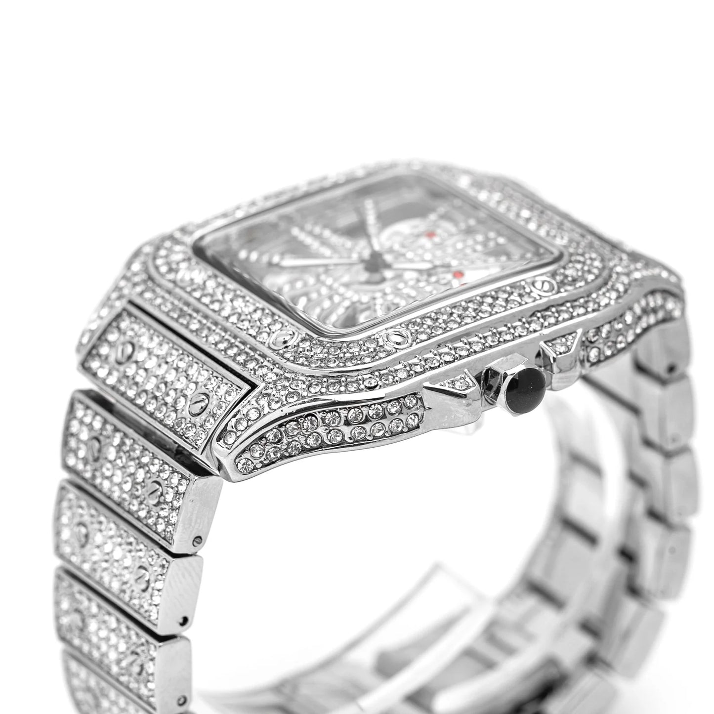 SKELETON VVS ICED WATCH