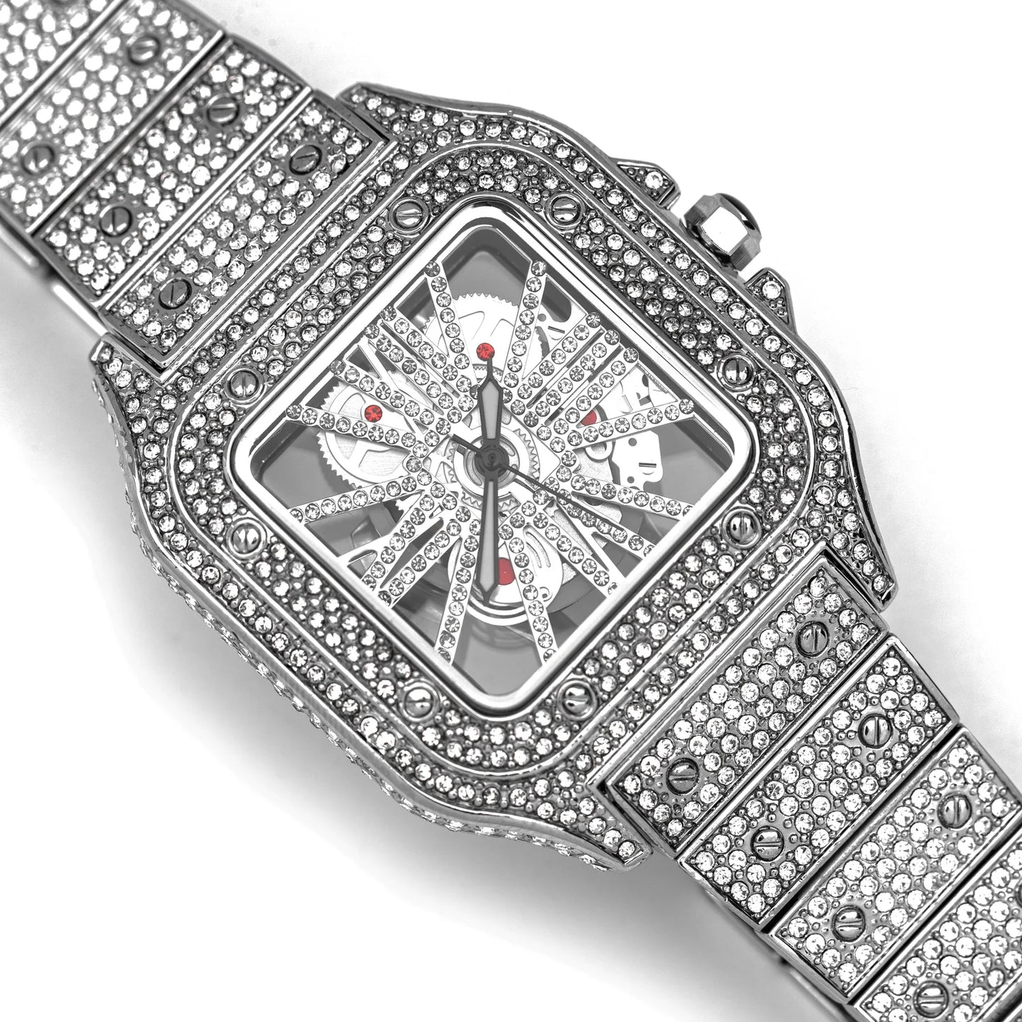 SKELETON VVS ICED WATCH