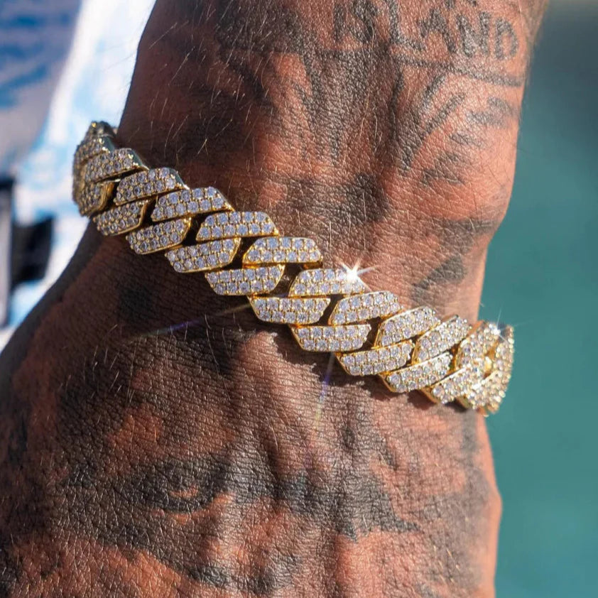 14MM ICED OUT BRACELET
