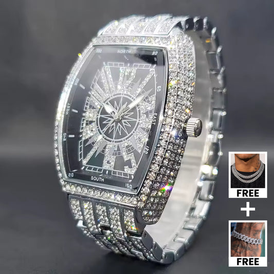 OMEGA ICED OUT WATCH