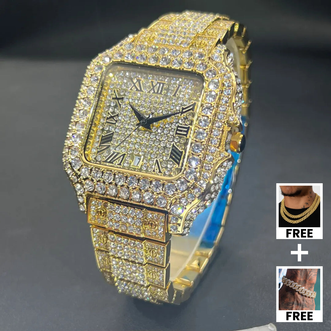 GLINT ICED OUT WATCH