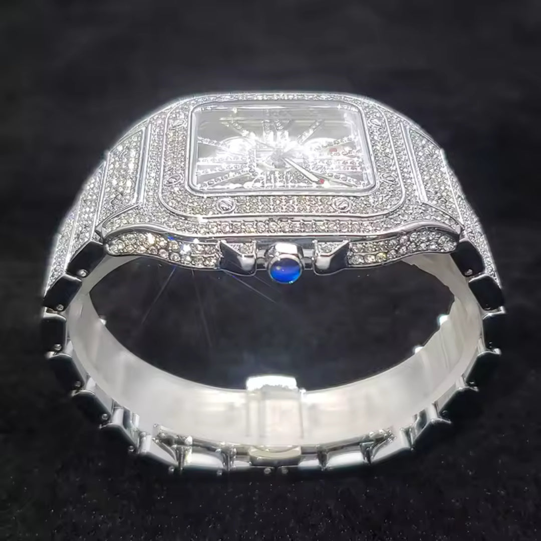 SKULL ICED OUT WATCH
