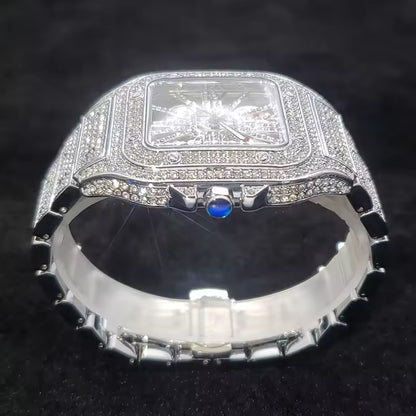 SKULL ICED OUT WATCH