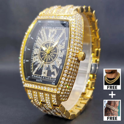 OMEGA ICED OUT WATCH