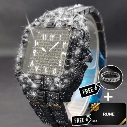 ARABIC VVS ICED WATCH