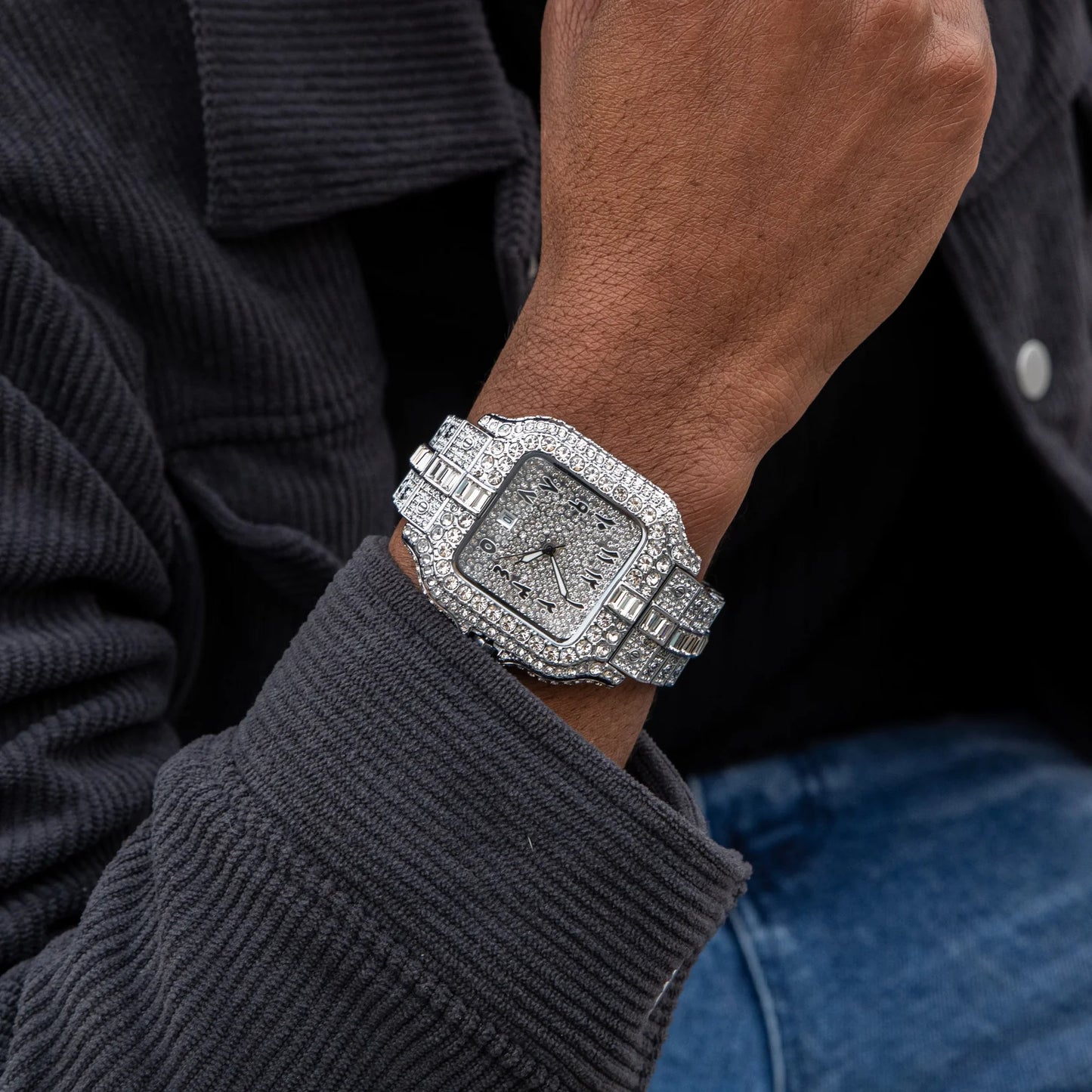 ARABIC VVS ICED WATCH
