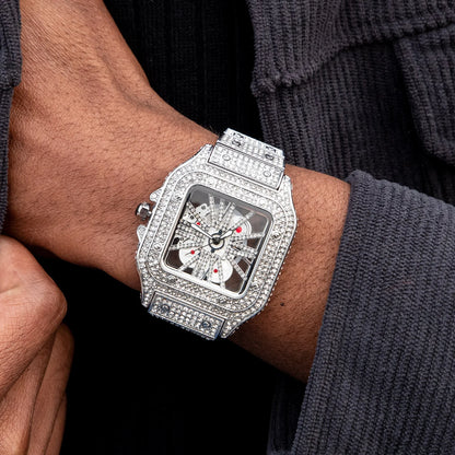 SKELETON VVS ICED WATCH