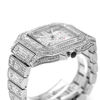 SKELETON VVS ICED WATCH