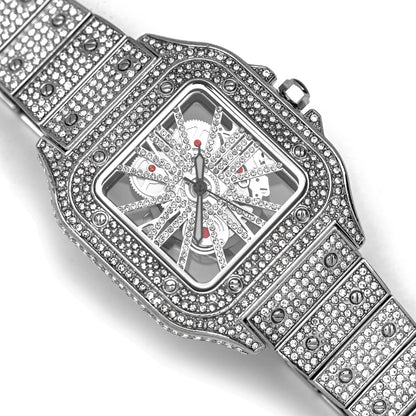 SKELETON VVS ICED WATCH